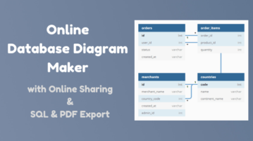 Free Online Database Diagram Maker with Sharing, Export as SQL, PDF