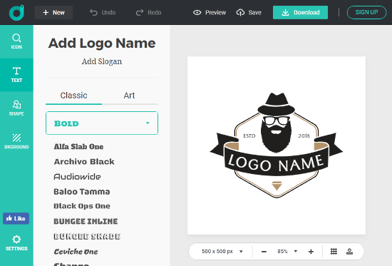 online hipster logo generator free