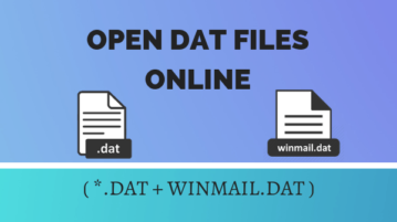 Open DAT File Online With These Free Websites