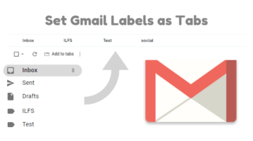 How To Set Gmail Labels as Tabs