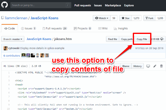 use Copy File button