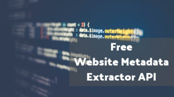 Free Website Metadata Extractor API to get webpage Description, Title