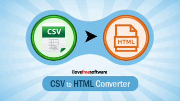 5 Online CSV to HTML Converter Free Websites CSV to HTML file converter