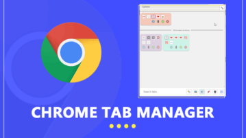 Chrome tab manager extension