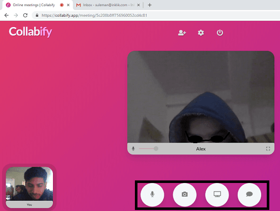 Collabify video chat