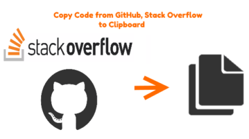 Copy Code from GitHub, Stack Overflow to Clipboard in 1 Click