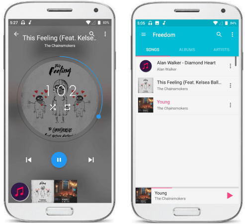 Freedom music player for Android ad free