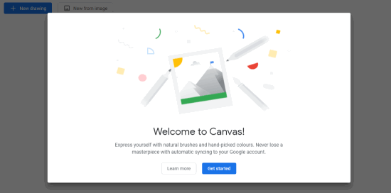 Google Chrome Canvas