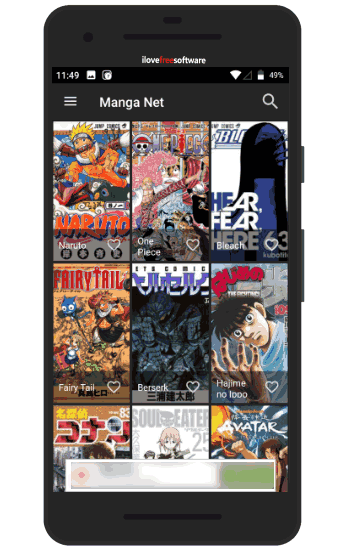 Manga Net- free manga reader android app