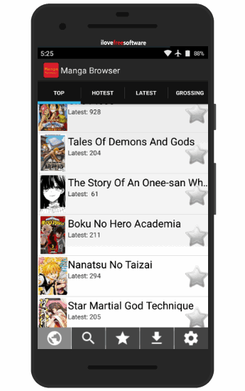 Manga Reader app