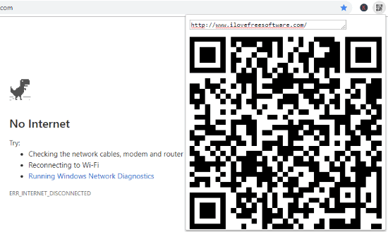 Offline QR Code Generator (Chrome extension)