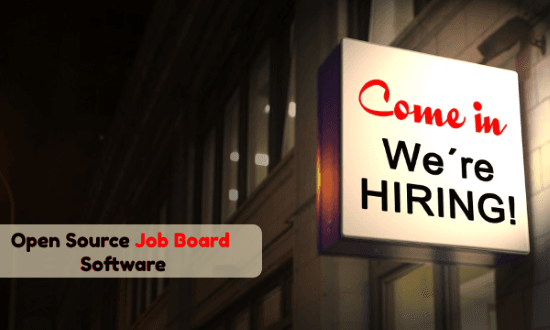 Open Source Job Board Software