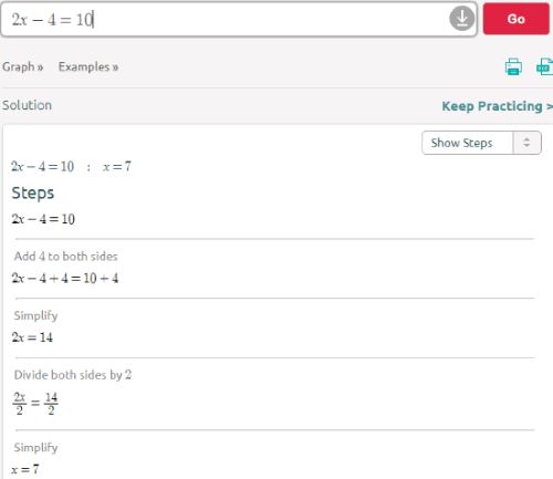 Symbolab calculation steps