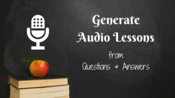 Free Audio Lesson Generator App For Android