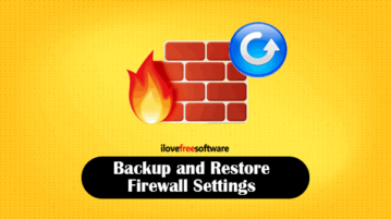 backup and restore firewall settings