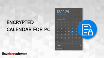 encrypted calendar for pc