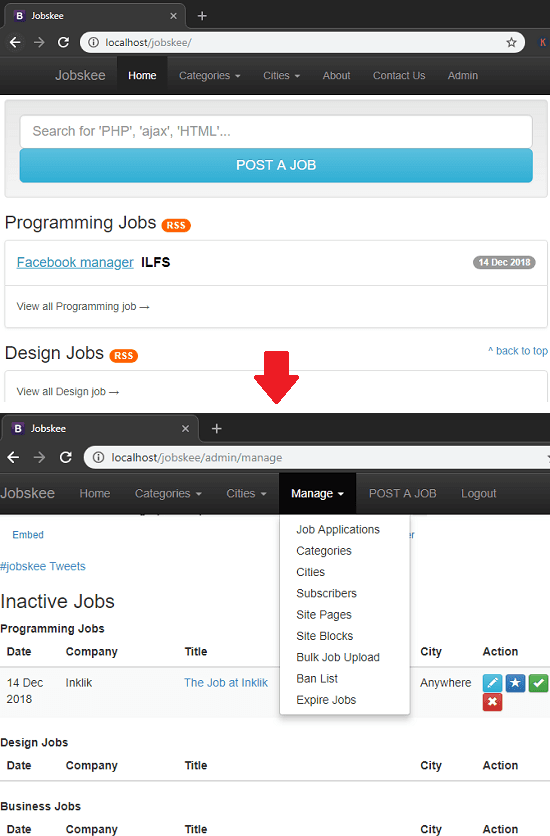 jobskee free open source job board