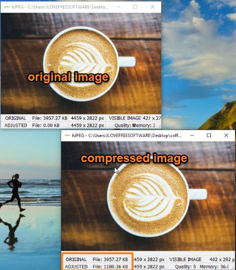jpg image compressed with this software