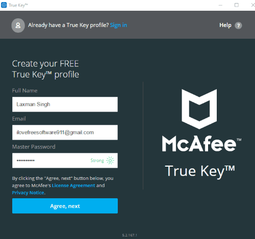 login or create a free account