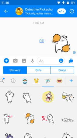 messenger sticker to whatsapp