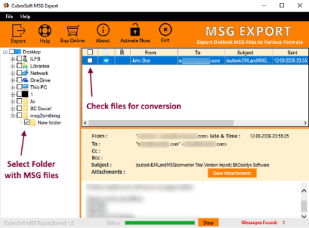 msg to pst converter software free