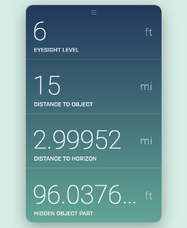 online earth curvature calculator