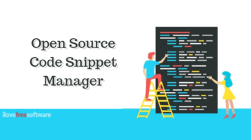 Free Open Source Code Snippet Manager