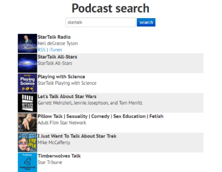 free podcast finder