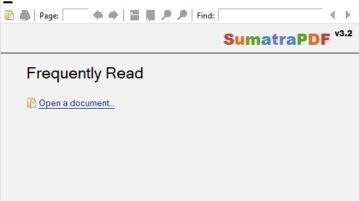 Free DjVu Reader Windows 10 App: Sumatra PDF