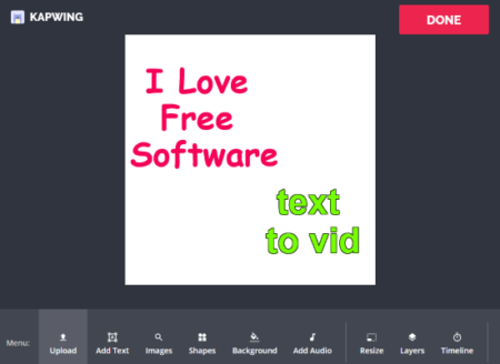 make video from text online