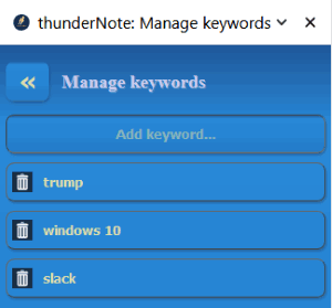 Add custom words related to the content
