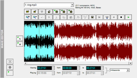 audio processing software with wave editor