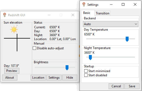Change Screen Temperature