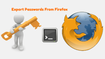 Command Line tool to Export Passwords From Firefox
