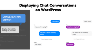 Displaying Chat Conversations onWordPress