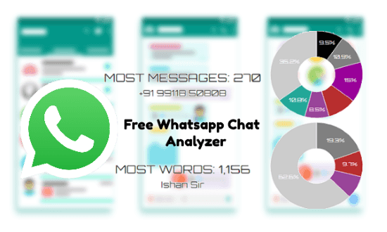 Do WhatsApp Chat Analysis with these Free Whatsapp chat Analyzer tools