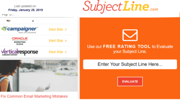 Free Email Subject Rating Tool to test Email Subject Line for Spam
