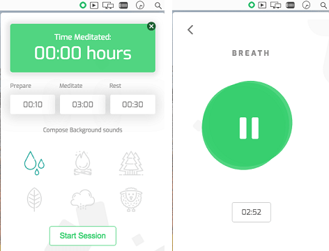 Free Meditation App for MAC with Soothing Sounds, Timer