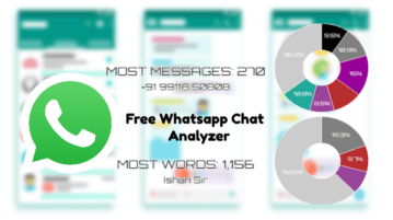 Free Whatsapp chat Analyzer