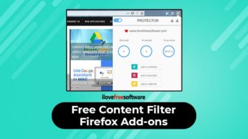 Free content filter Firefox add-ons
