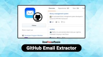 GitHub email extractor