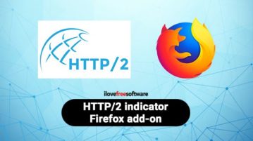 HTTP 2 indicator Firefox add-on