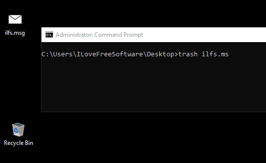 How to Send Files Deleted from Command Line to Recycle Bin or Trash