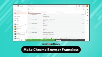 Make Chrome browser frameless
