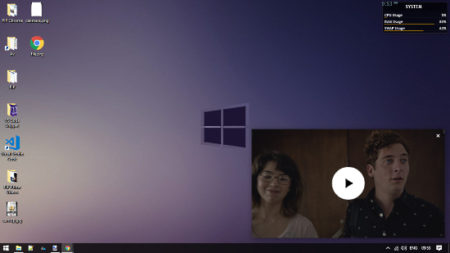 enable floating window on Amazon Prime Video