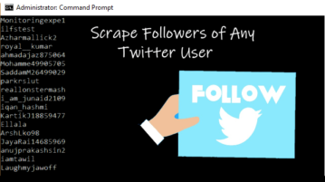 Scrape Followers of Any Twitter User from Command Line