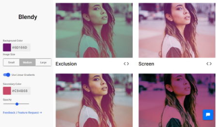 blend image online with CSS background blend