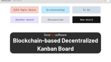 Free Kanban Board: Blockchain-based, Decentralized