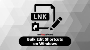 bulk edit shortcuts on windows