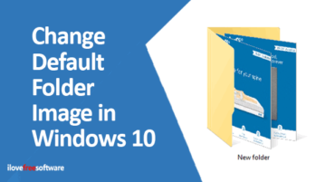 change default folder image in windows 10